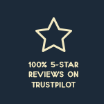 100% 5-Star Review Rating on Trustpilot