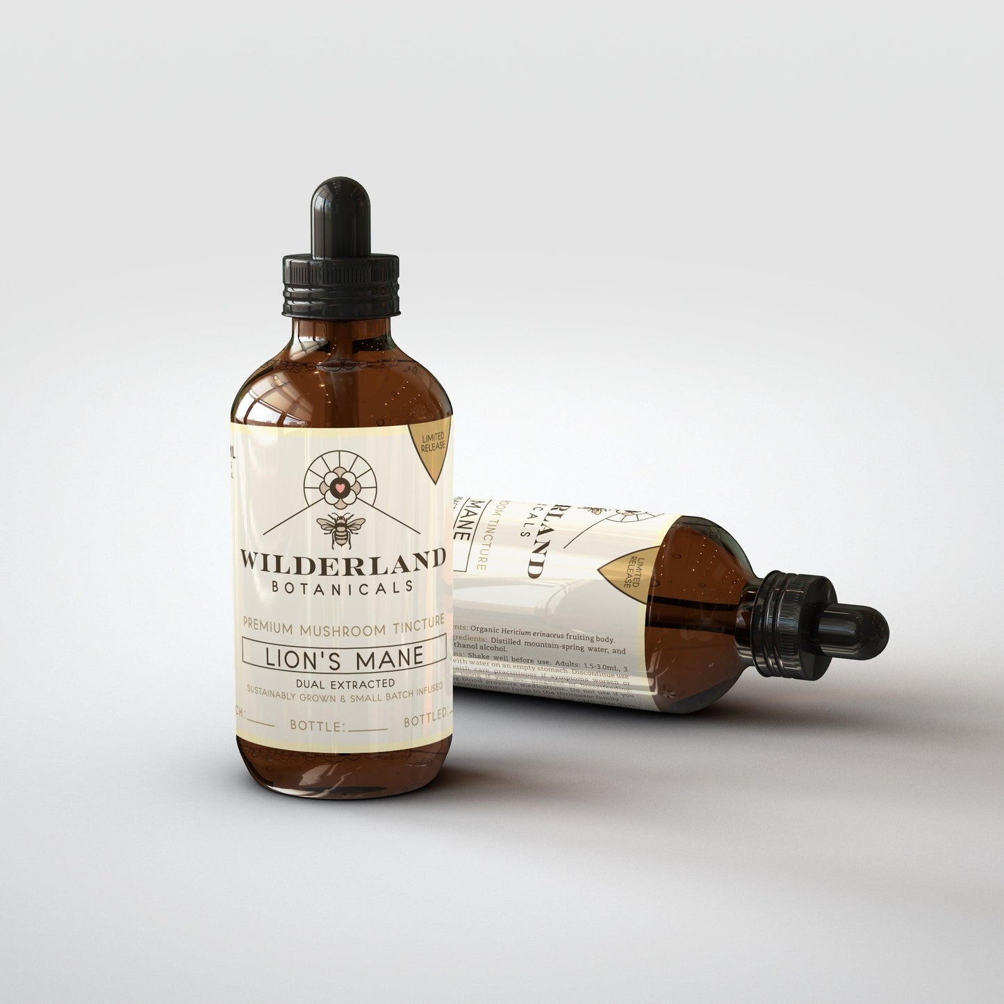 Dual Extracted Lion's Mane Tincture - Wilderland Botanicals