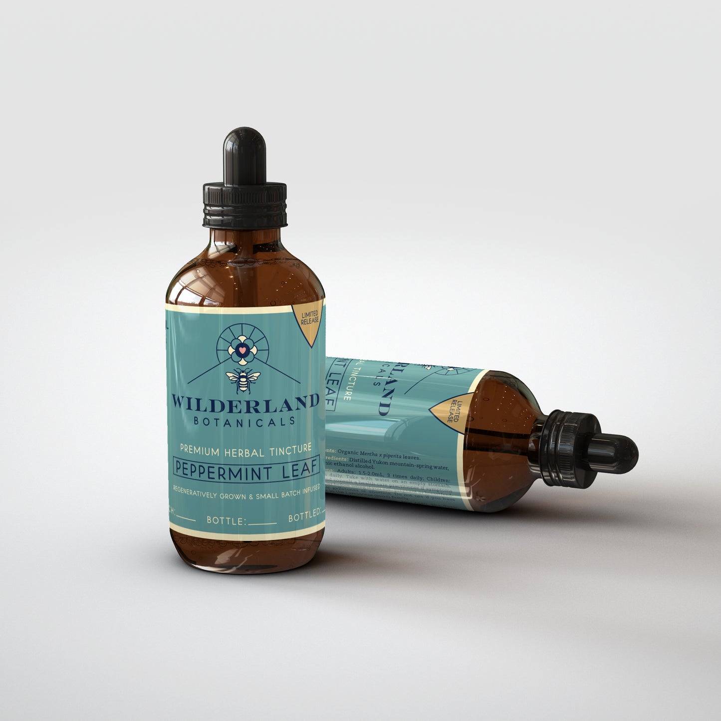 Organic Peppermint Leaf tincture - Wilderland Botanicals